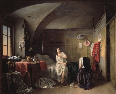 仕立て屋のモルゲン、1855 年 作： Dmitri Petrovich Volokhov