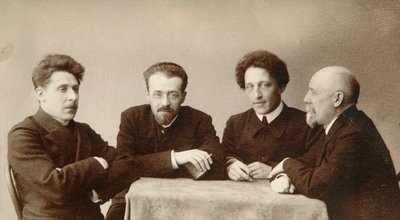20世紀初頭の4人のロシアの詩人。 作： Dmitri Spiridonovich Zdobnov