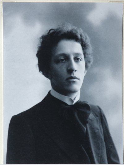 詩人アレクサンダーブロックの肖像1880-1921、1907 作： Dmitri Spiridonovich Zdobnov