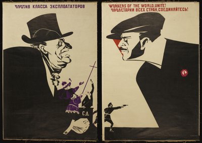 世界の労働者、団結！、1931 作： Dmitriy Stakhievich Moor