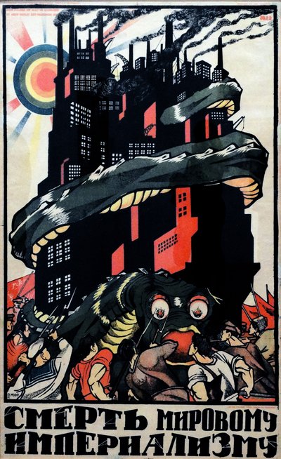 共産党のプロパガンダポスター 作： Dmitry  Moor
