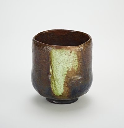 18世紀後半から19世紀初頭の茶碗（つつじゃわん）（鉛釉をかけた陶器） 作： Doan Ohi