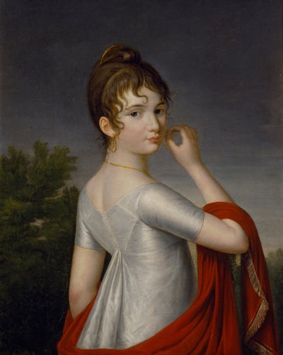 自画像、c。 1810年。 作： Dolgorukova