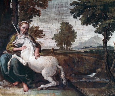 ユニコーンのいるバージン 作： Domenichino
