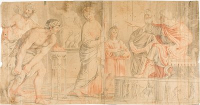 聖セシリアの非難 作： Domenichino