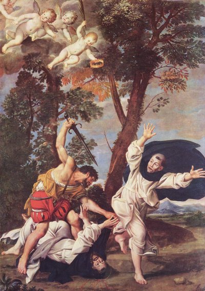 聖ペテロ殉教者殺人事件 作： Domenichino