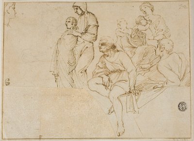 欄干の数字 作： Domenichino