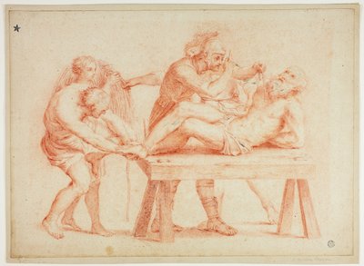 聖アンドリューの鞭打ち 作： Domenichino
