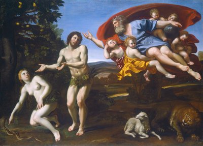 アダムとイブの叱責 作： Domenichino