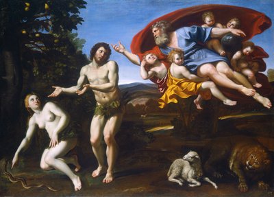アダムとイブの叱責 作： Domenichino