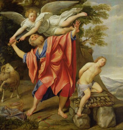 アイザックの犠牲 作： Domenichino