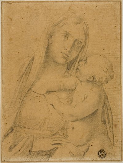 聖母子 作： Domenichino