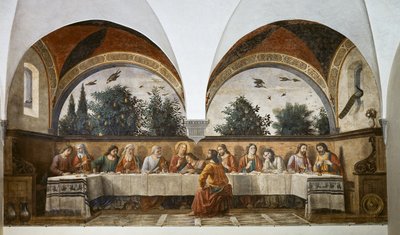 最後の晩餐 作： Domenico Ghirlandaio