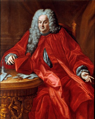 ドメニコ・カネヴァリ（1683-1745）の肖像 1742年から1744年にかけてジェネス共和国のドージェを務めた人物 ドメニコ・ボッチアルド（1686-1746）の作とされる絵画 18世紀 太陽。160x130 cm Sestri Levante, Galleria Rizzi 作： Domenico (attr.to) Bocciardo