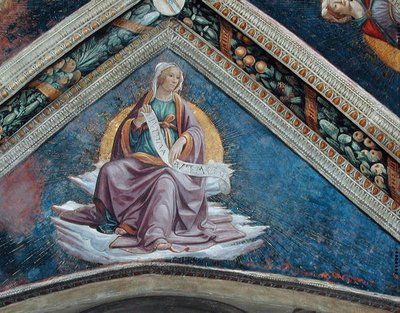 シビル、1483-86 作： Domenico Ghirlandaio