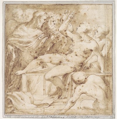 ローレンスの殉教 作： Domenico Beccafumi