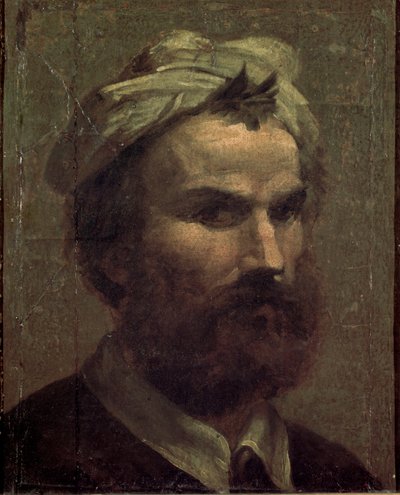 自画像。ドメニコ・ベッカフミ（1486-1551）の絵画 作： Domenico Beccafumi