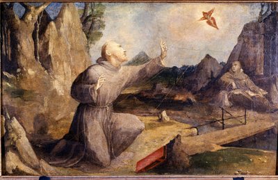 汚名を受けたSt.Francisベッカフミ・ドメニコ・メカリノ（1486年頃～1551年頃 作： Domenico Beccafumi