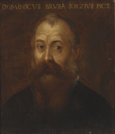 アーティストの肖像 作： Domenico Brusasorci