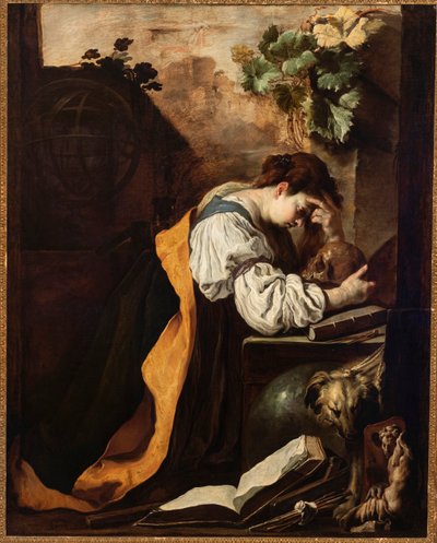 瞑想マリンコニア、c。 1618年。 作： Domenico Fetti