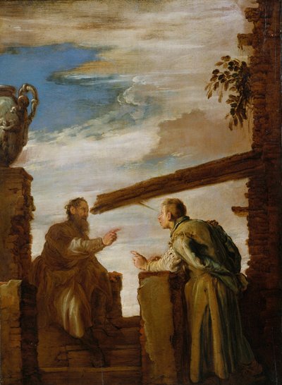 モートとビームのたとえ話、1619年 作： Domenico Fetti or Feti