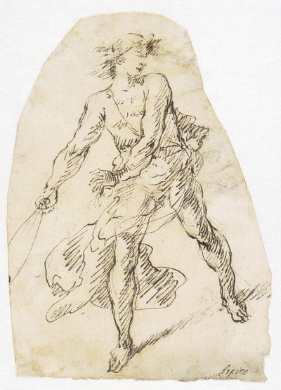 スリングを持ったデビッド 作： Domenico Gargiulo