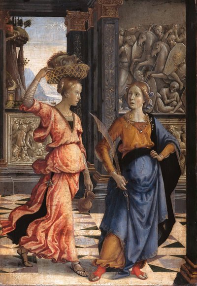 女中のジュディス、1489 作： Domenico Ghirlandaio