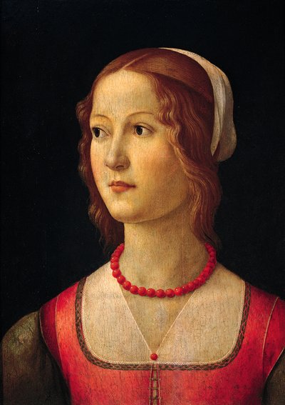 Retrato de jovem por Domenico Ghirlandaio (1449-1494), por volta de 1485 作： Domenico Ghirlandaio