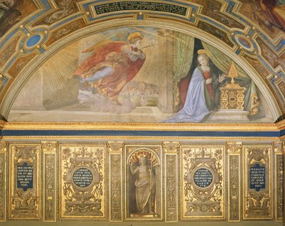受胎告知 作： Domenico Ghirlandaio