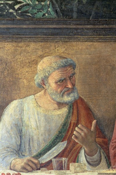 最後の晩餐、1480 作： Domenico Ghirlandaio