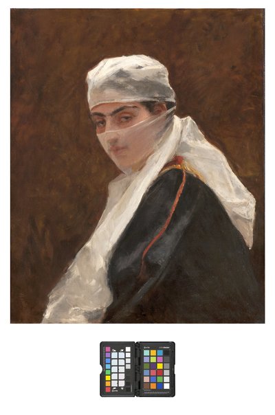 オダリスク、1870〜73年 作： Domenico Morelli