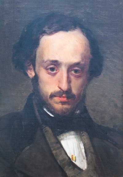 若い頃のパスクアーレ・ヴィラリ 作： Domenico Morelli