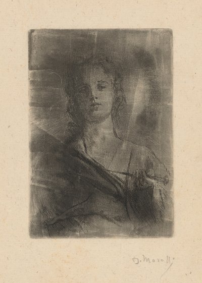 彫刻の擬人化 作： Domenico Morelli