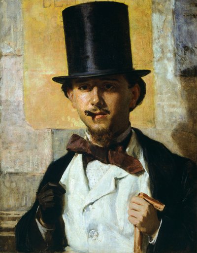 ベルナルド・チェレンターノの肖像 作： Domenico Morelli