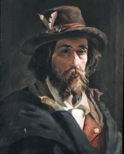 フランチェスコ・ヌッロの肖像 作： Domenico Morelli