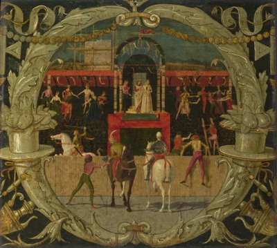 信号後のSabine Womenのレイプc。 1490 作： Domenico Morone