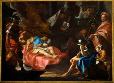 Morte de Germânico, c.1730-40 (óleo sobre tela) 作： Domenico Parodi