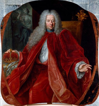 ドメニコ ネグローネ (1672-1736) の肖像 1723 年から 1726 年までジェネス共和国の総督。ドメニコ パロディの絵画 作： Domenico Parodi