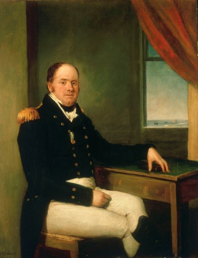 サー・トーマス・マスターマン・ハーディ（1769-1839） 作： Domenico Pellegrini
