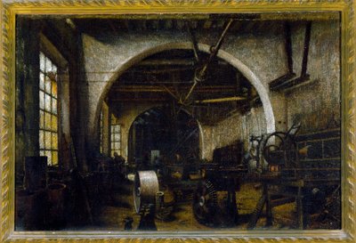 工場の作業場 作： Domenico Pesenti