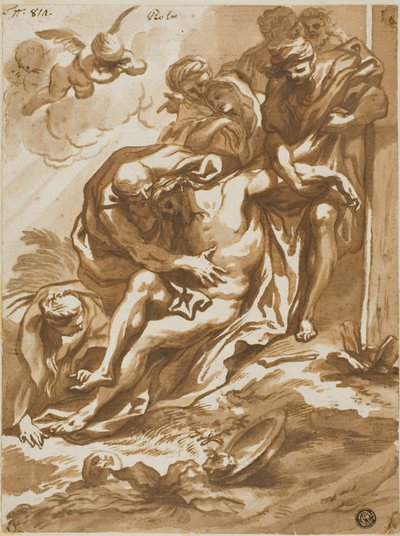 十字架からの降下 作： Domenico Piola