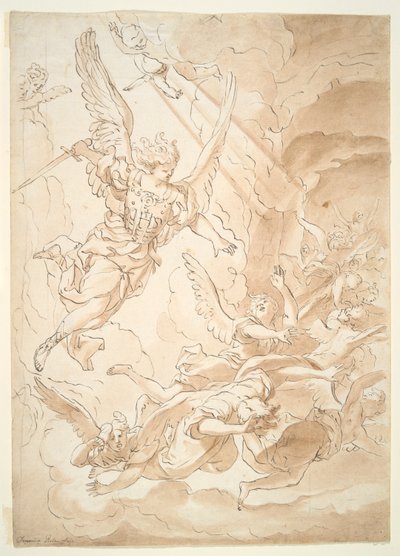 反逆天使たちの堕落 作： Domenico Piola