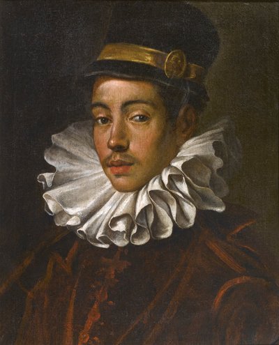 伊藤マンシオの肖像、1585年頃。 作： Domenico Robusti Tintoretto