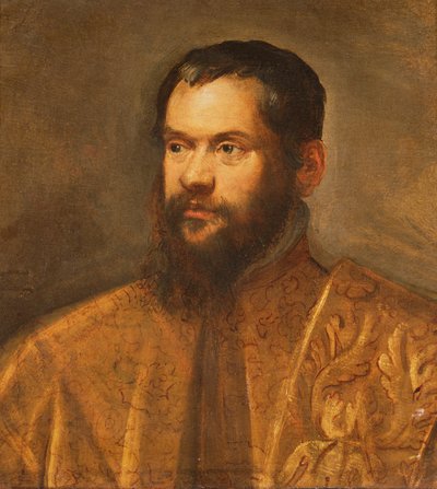 男の肖像 作： Domenico Robusti Tintoretto