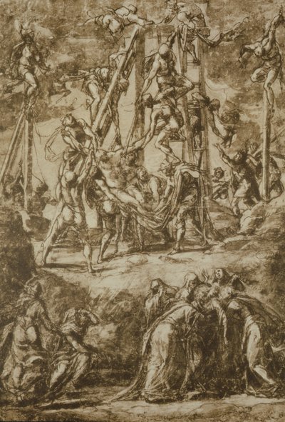 堆積のための研究 作： Domenico Robusti Tintoretto