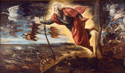 動物の誕生（絵画 作： Domenico Robusti Tintoretto