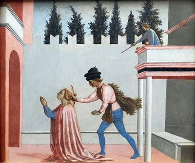 ドイツ語：Das Martyrium der Heiligen Lucia 聖ルーシーの殉教 作： Domenico Veneziano