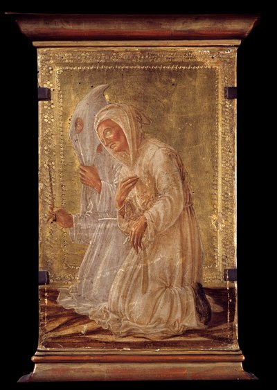 二人の鞭打ち ドメニコ・ヴェネチアーノ（1400-1481）の木画 15世紀（ec.esp） バイヨンヌ、ボナ美術館。 作： Domenico Veneziano