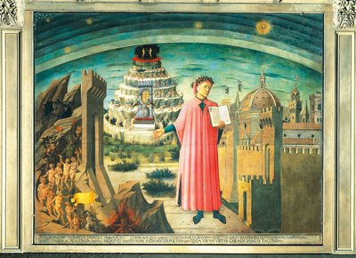 ダンテとその詩「神曲」について 作： Domenico di Michelino