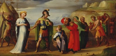 スキピオの禁制（紀元前237-183年） 作： Domenico di Pace Beccafumi  